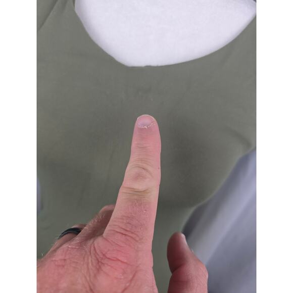 Prana Verana Tank, Size M, V Neck Strappy Back‎ Yoga Top, Green - Picture 7 of 16